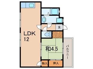 南五葉ハイツの物件間取画像